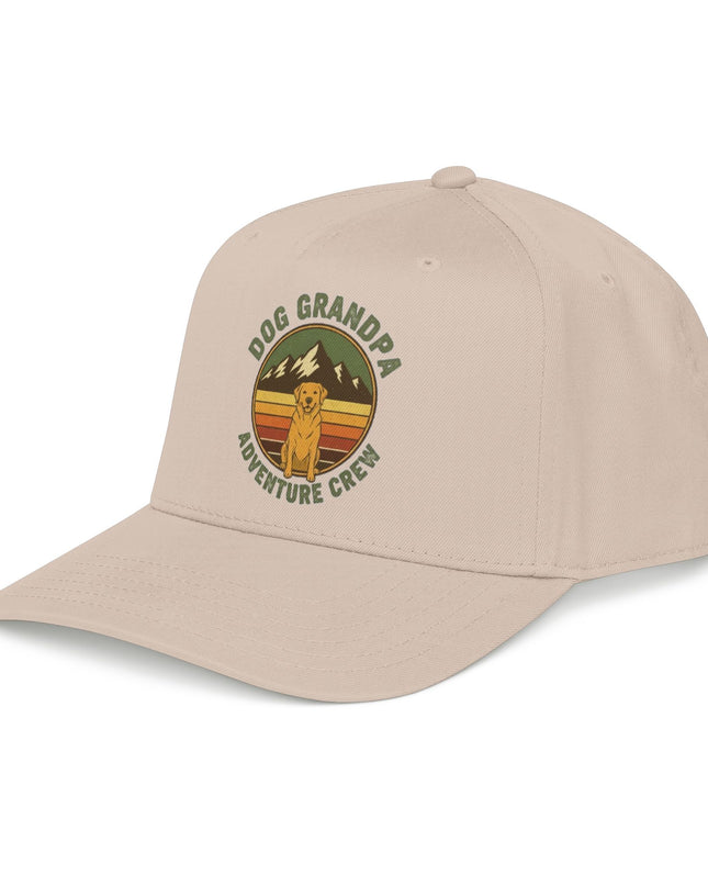 "Dog Grandpa Adventure Crew" Mid Profile Baseball Cap