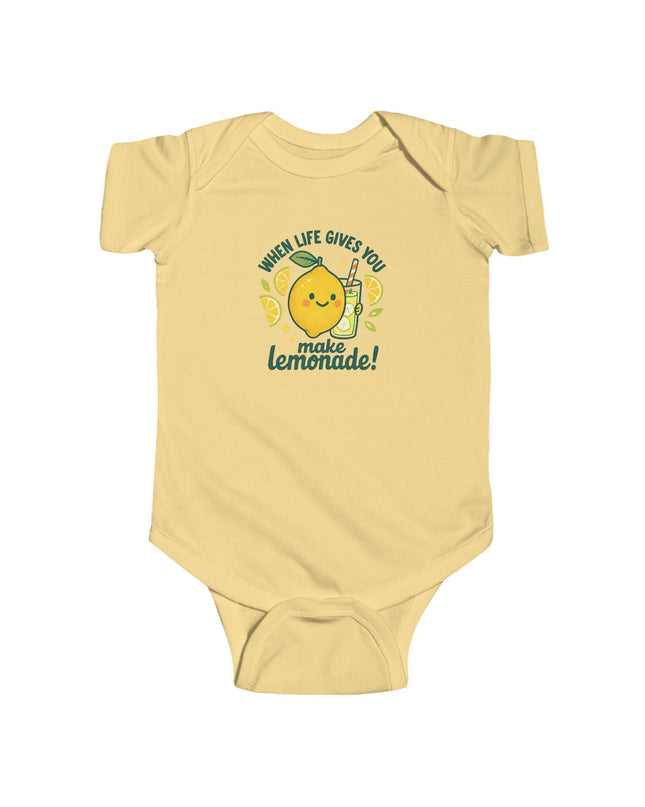 "When Life Gives You Lemons, Make Lemonade" Infant Fine Jersey Bodysuit