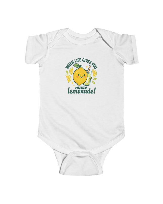 "When Life Gives You Lemons, Make Lemonade" Infant Fine Jersey Bodysuit