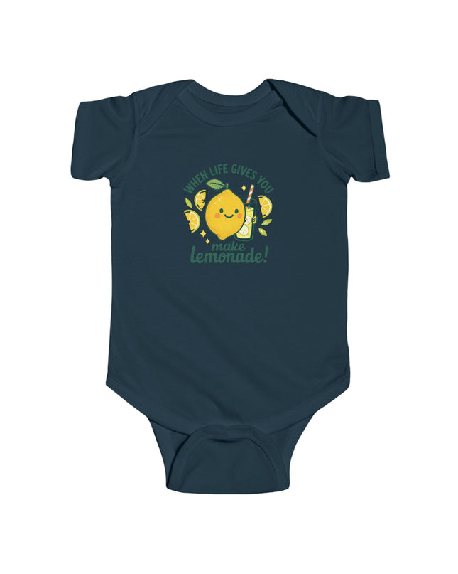 "When Life Gives You Lemons, Make Lemonade" Infant Fine Jersey Bodysuit