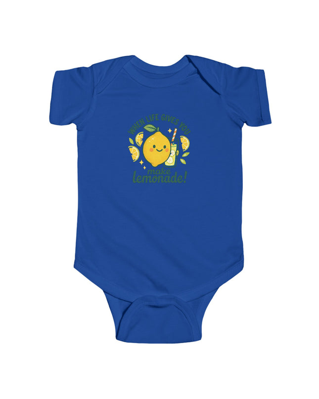 "When Life Gives You Lemons, Make Lemonade" Infant Fine Jersey Bodysuit