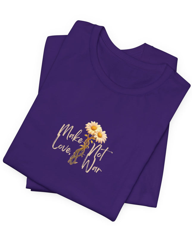 "Make Love, Not War" Unisex Jersey Short Sleeve Tee