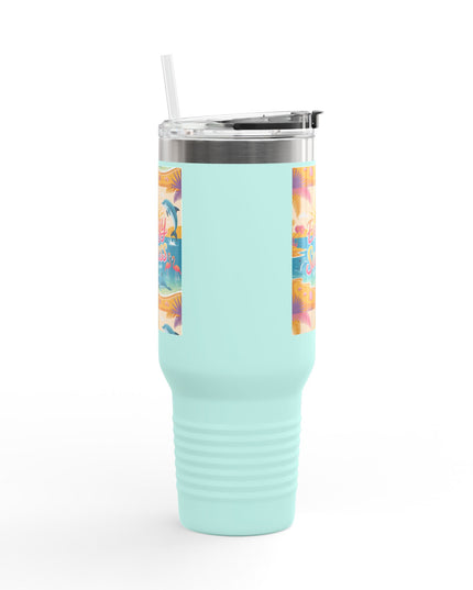 "February in Florida, Energy for Success" Insulated Travel Mug, 40oz