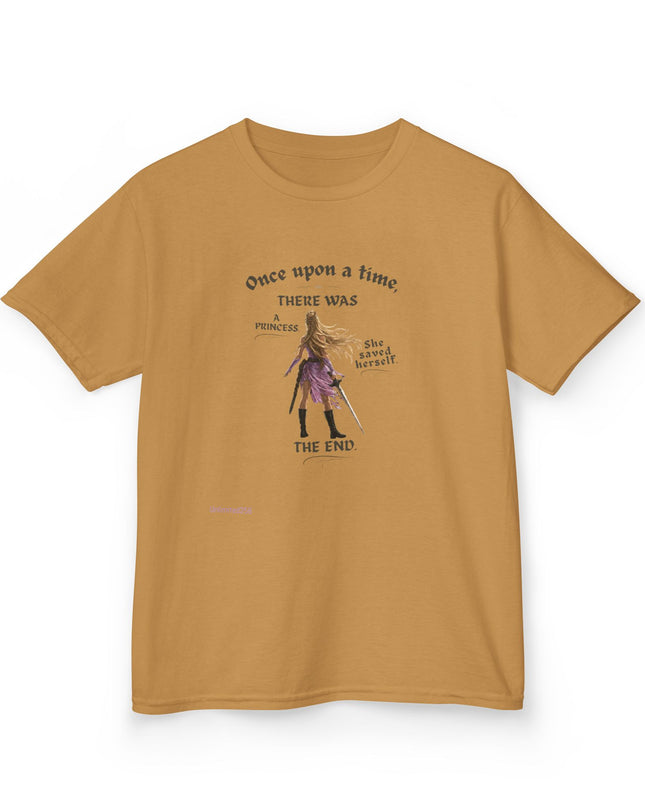"She Saved Herself" Kids Heavy Cotton Tee