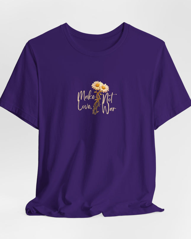"Make Love, Not War" Unisex Jersey Short Sleeve Tee