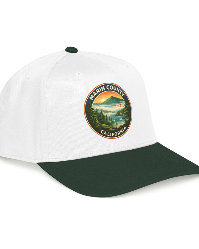 "Marin County, Above the Fog" Mid Profile Baseball Cap