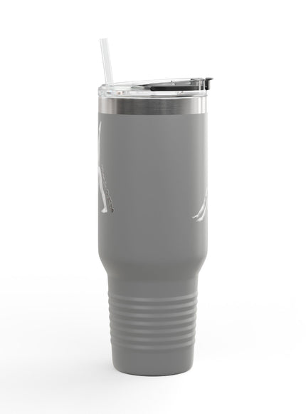 "Mom Strong Pilates" Insulated Travel Mug, 40oz