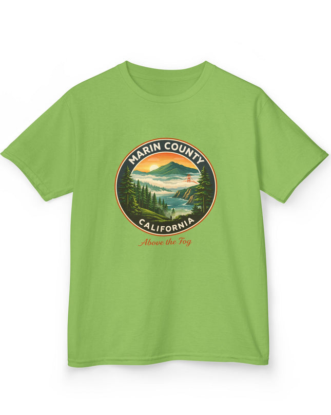 "Marin County, Above the Fog" Kids Heavy Cotton Tee