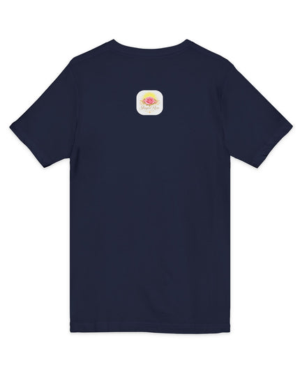 "Happy Valentine's Day" Unisex Jersey Short Sleeve V-Neck Tee