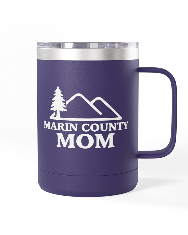 "Marin Country Mom" Coffee Mug Tumbler, 15oz