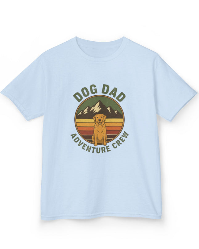 "Dog Dad Adventure Crew" Kids Heavy Cotton Tee