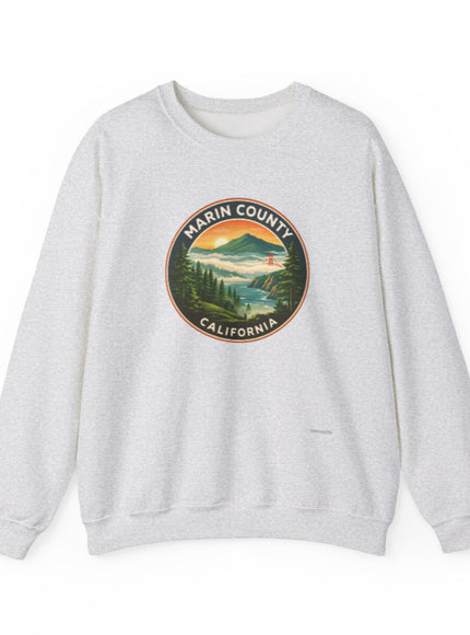 "Marin County, Above the Fog - no text" Unisex Heavy Blend Crewneck Sweatshirt