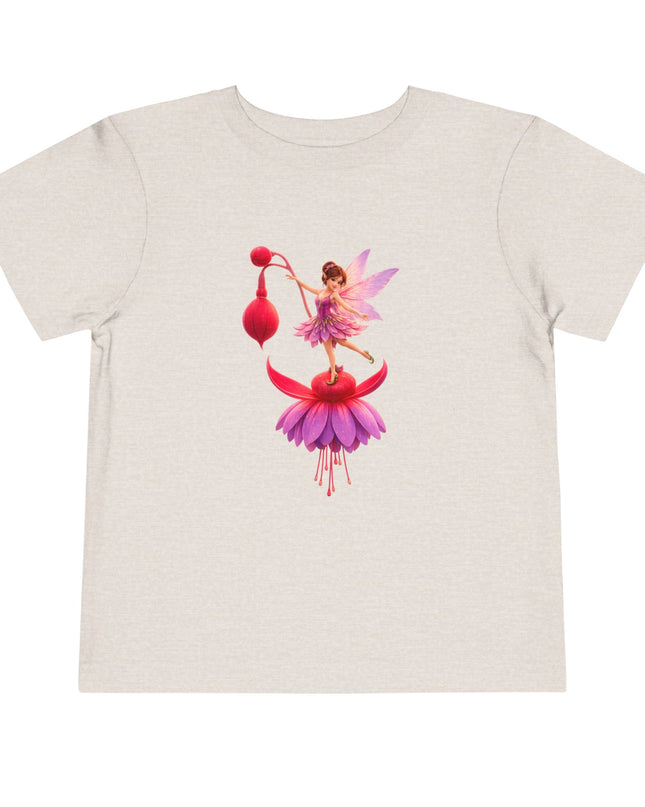 "Fuchsia Fairy" Toddler Short Sleeve Tee