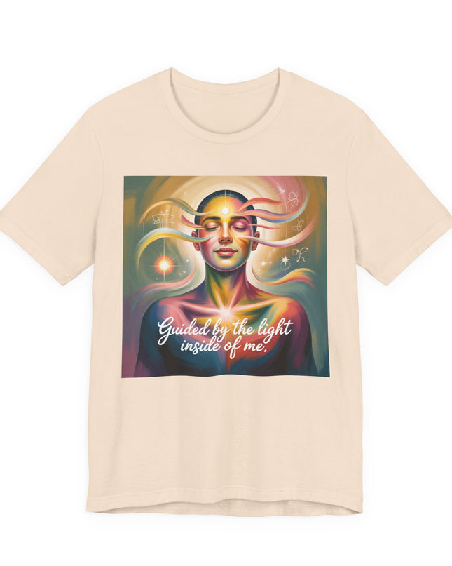 "Guided by the Light Inside of Me" Unisex Jersey Short Sleeve Tee
