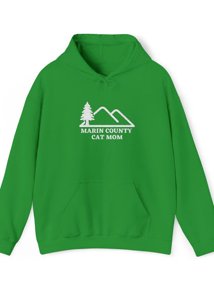 "Marin County Cat Mom" Unisex Heavy Blend Hooded Sweatshirt