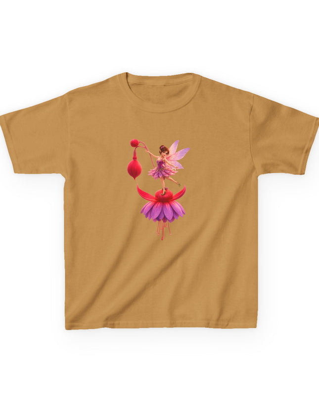 "Fuchsia Fairy" Kids Heavy Cotton Tee