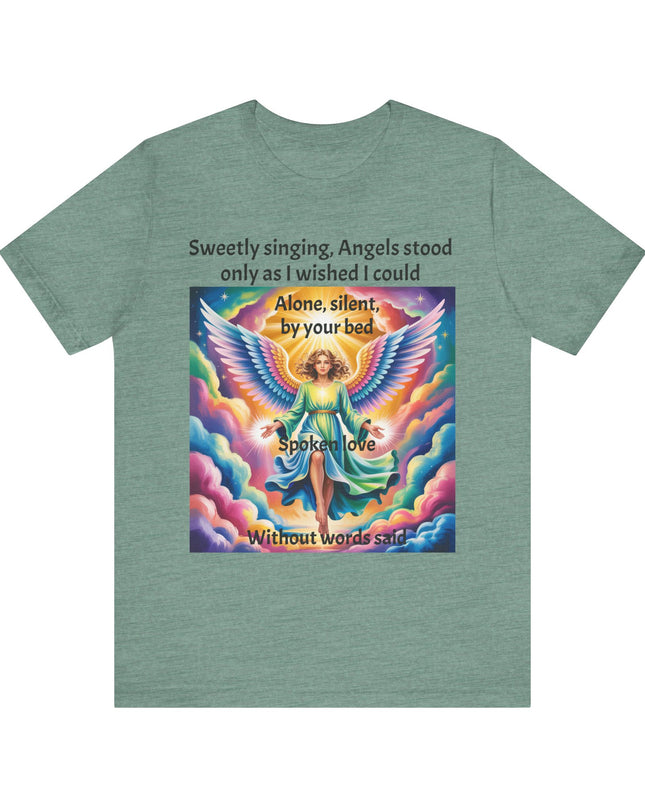 "Sweetly Singing, Angels Stood" Women's Soft Jersey Tee
