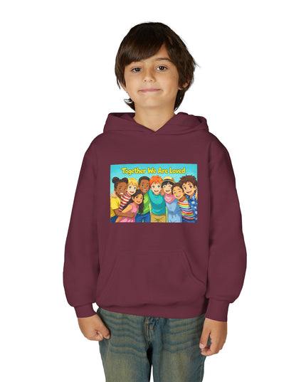 "Together We Are Loved" Youth Hooded Sweatshirt