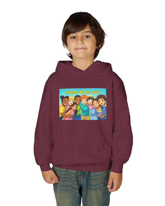 "Together We Are Loved" Youth Hooded Sweatshirt