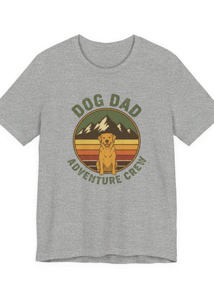 "Dog Dad Adventure Crew" Unisex Jersey Short Sleeve Tee