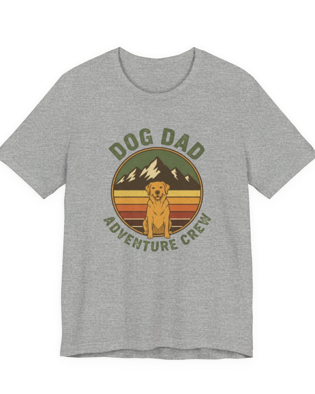"Dog Dad Adventure Crew" Unisex Jersey Short Sleeve Tee