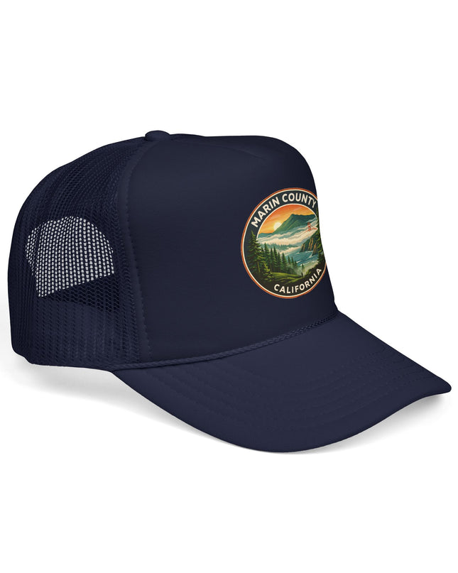 "Marin County, Above the Fog" Foam Trucker Hat