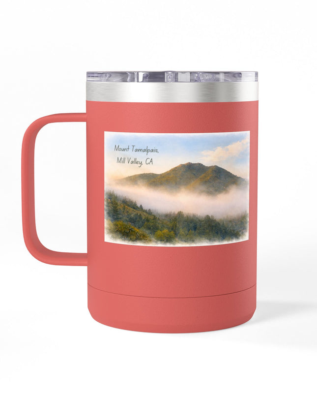 "Mount Tamalpais, Mill Valley, California" Coffee Mug Tumbler, 15oz