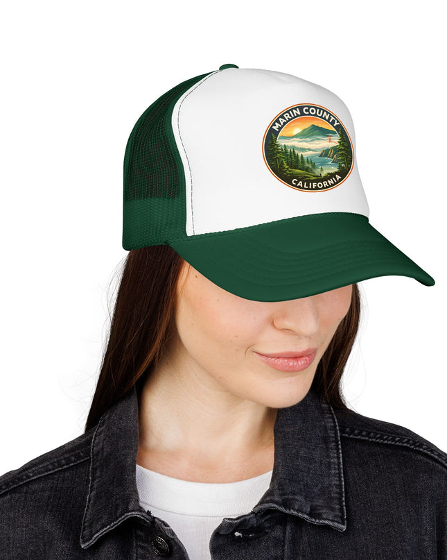 "Marin County, Above the Fog" Foam Trucker Hat