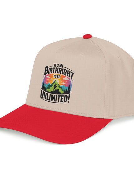 "It's my Birthright to be Unlimited" Mid Profile Baseball Cap