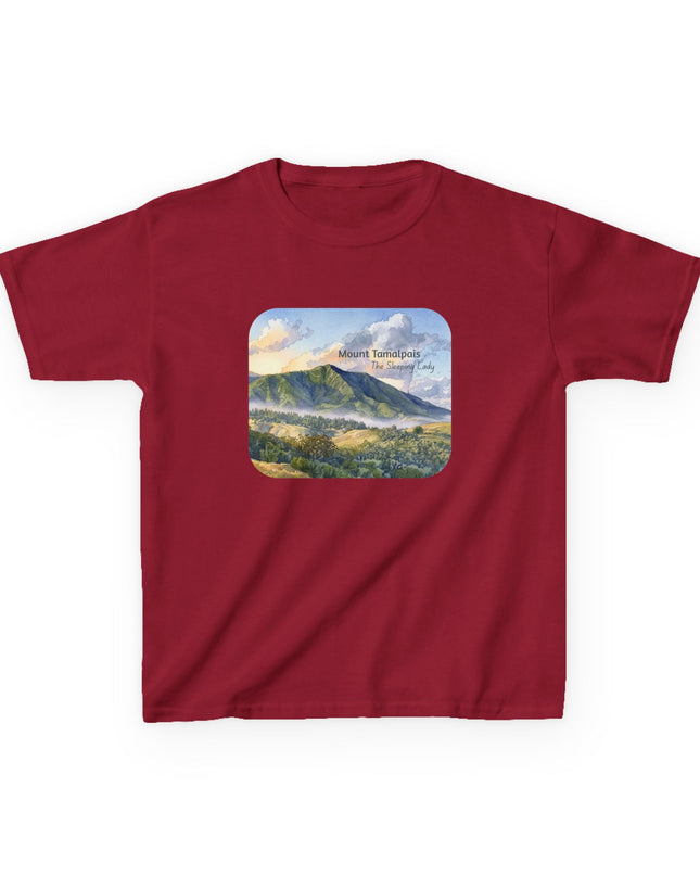 "Mount Tamalpais, the Sleeping Lady" Kids Heavy Cotton Tee