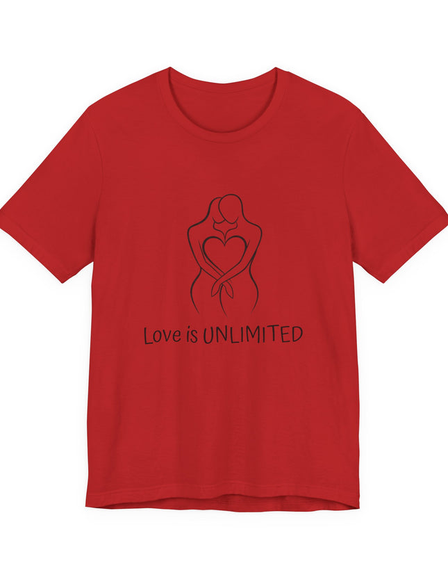 "Love is Unlimited" Unisex Jersey Short Sleeve Tee