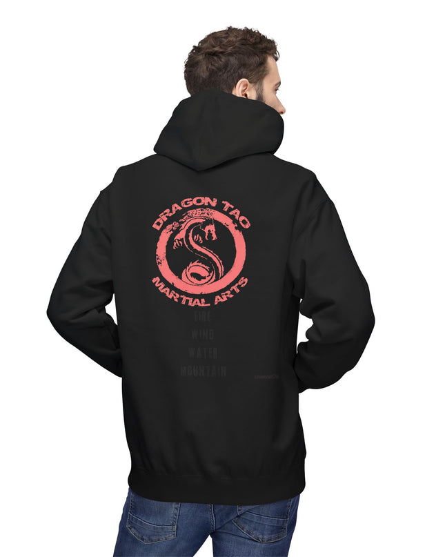"Dragon Tao" PINK Unisex Midweight Softstyle Fleece Hoodie