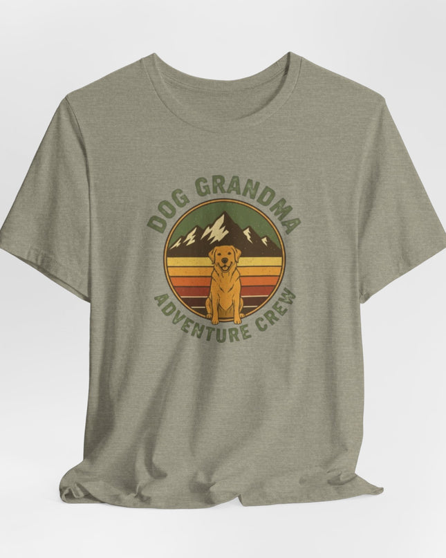 "Dog Grandma Adventure Crew" Unisex Jersey Short Sleeve Tee