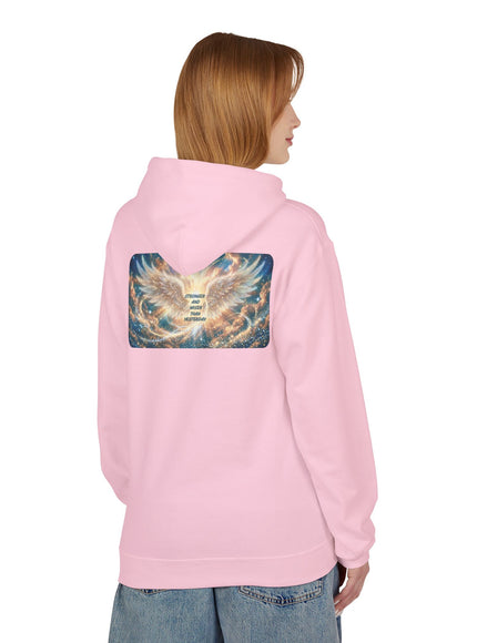 "Stronger and Wiser than Yesterday" Unisex Midweight Softstyle Fleece Hoodie