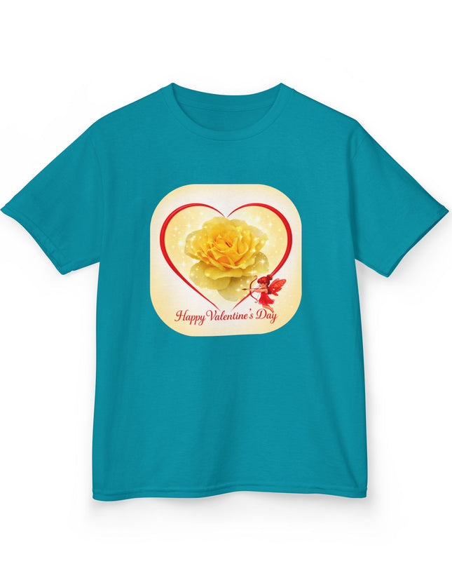"Happy Valentine's Day" Kids Heavy Cotton Tee