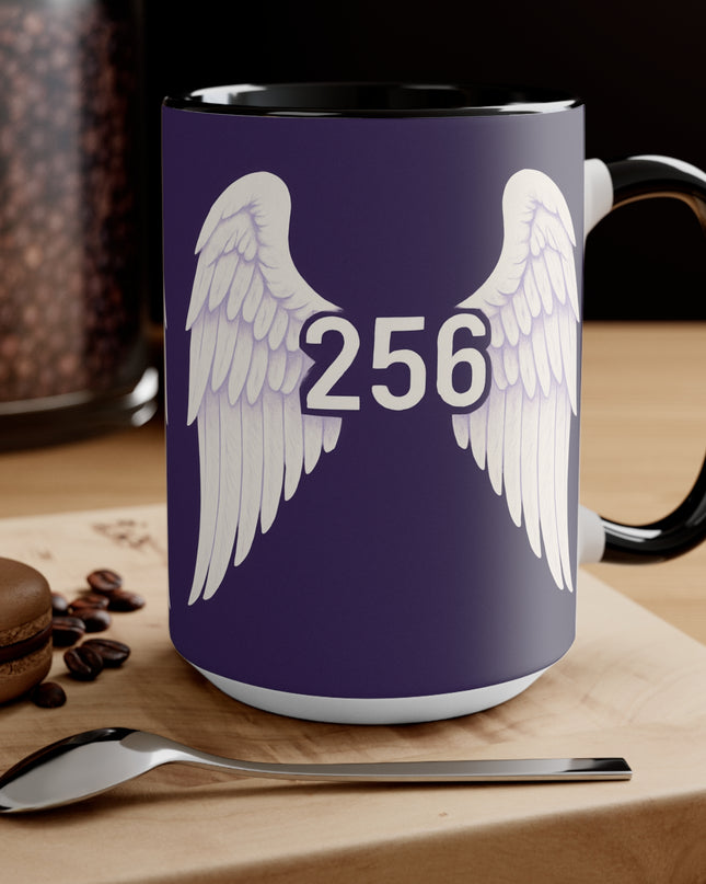 "Fluffy Angel Wing 256" Accent Mug