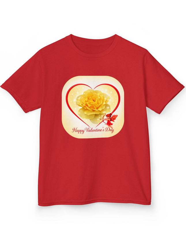 "Happy Valentine's Day" Kids Heavy Cotton Tee