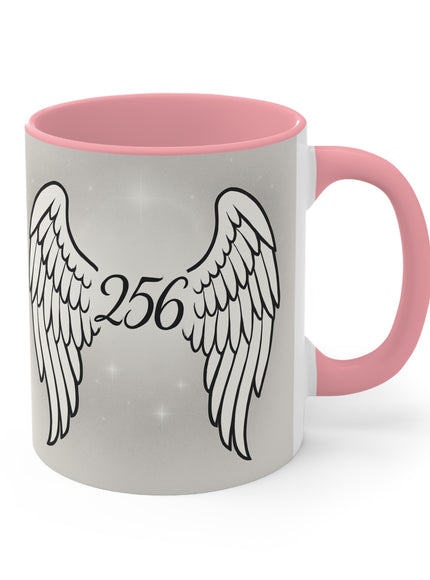 "Celestial Angel Wings 256" Accent Mug