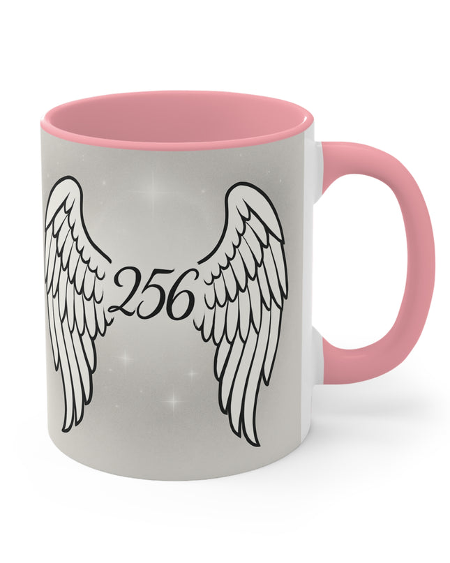 "Celestial Angel Wings 256" Accent Mug