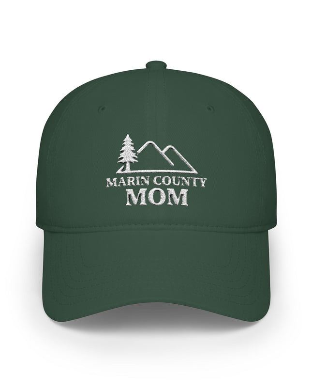 "Marin County Mom" Embroidered Low Profile Baseball Cap