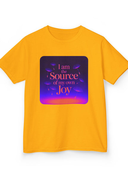 "I Am the Source of my Own Joy" Kids Heavy Cotton Tee