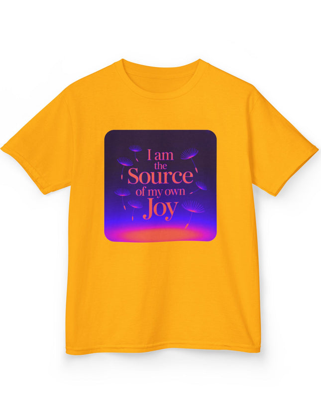 "I Am the Source of my Own Joy" Kids Heavy Cotton Tee