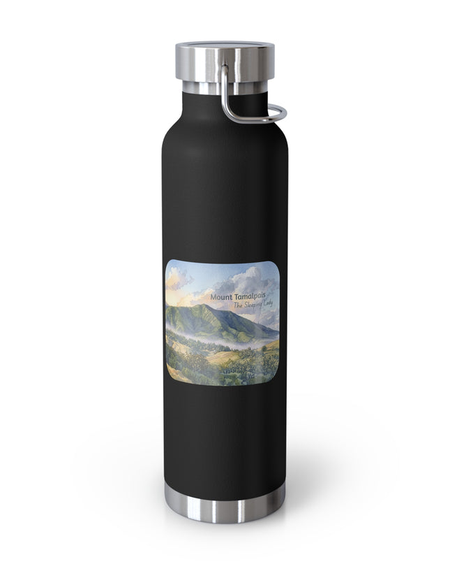 "Mount Tamalpais, the Sleeping Lady" Copper Vacuum Insulated Bottle, 22oz