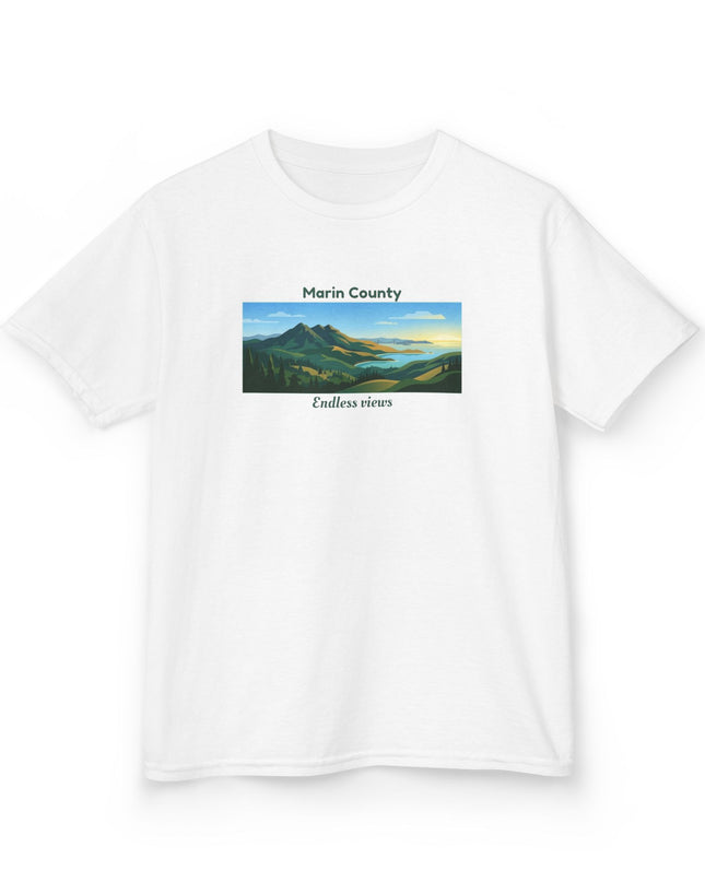 "Marin County - Endless Views" Kids Heavy Cotton Tee