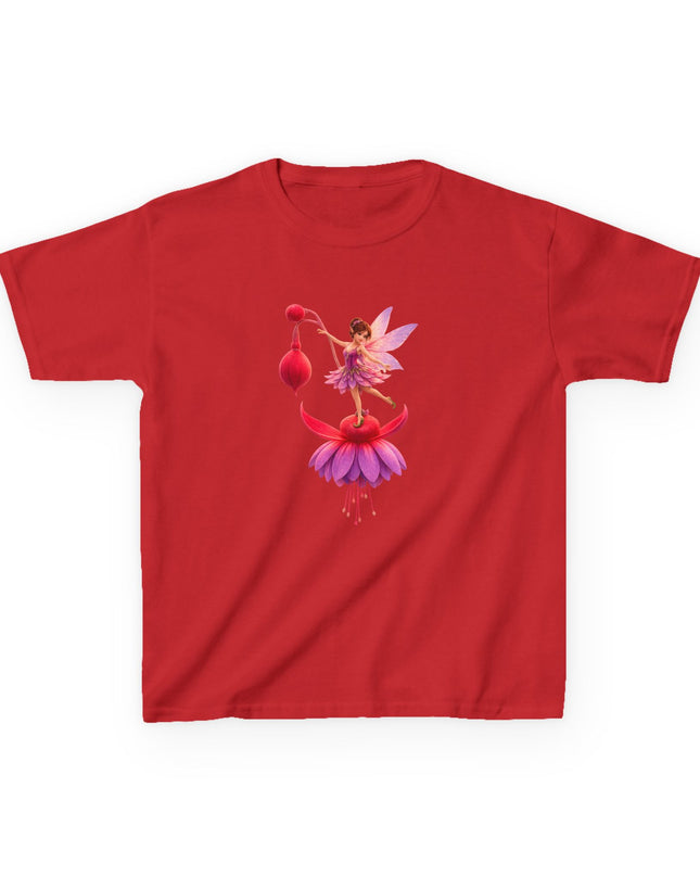 "Fuchsia Fairy" Kids Heavy Cotton Tee