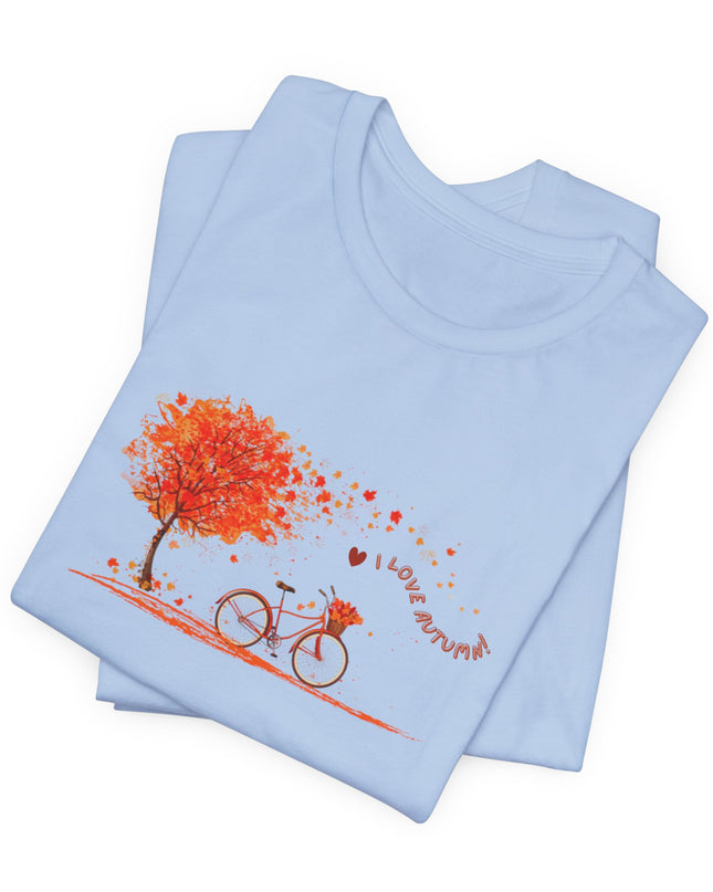 "I Love Autumn" Unisex Jersey Short Sleeve Tee