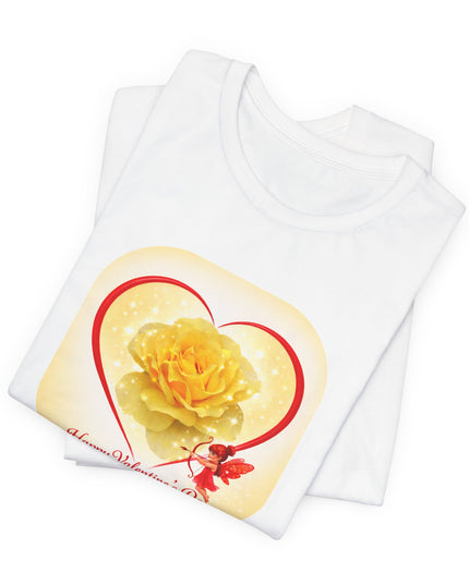 "Happy Valentine's Day" Unisex Jersey Short Sleeve Tee