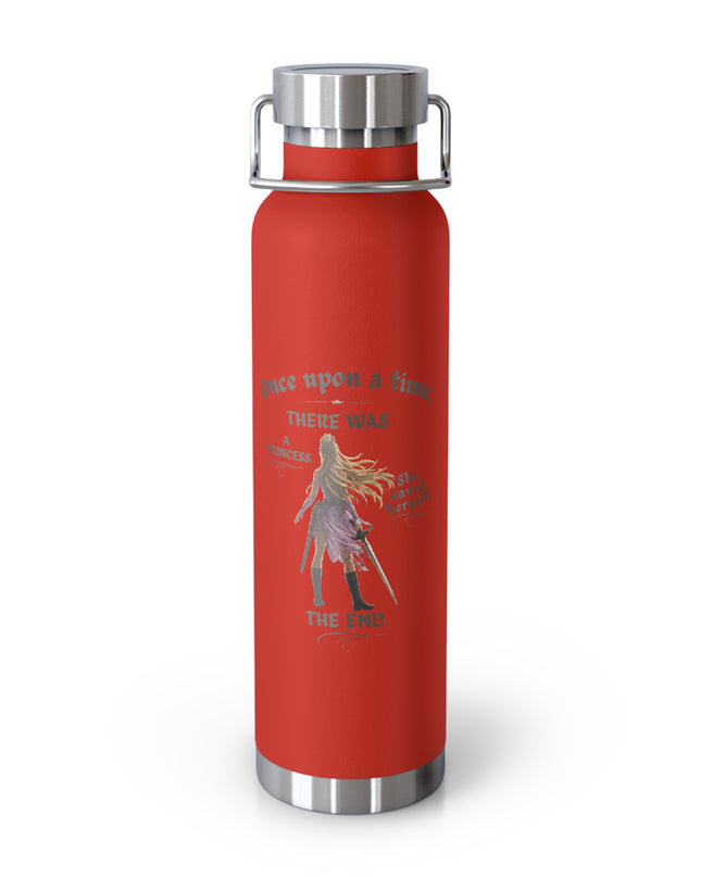 "She Saved Herself" Copper Vacuum Insulated Bottle, 22oz