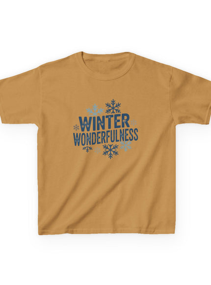 "Winter Wonderfulness" Kids Heavy Cotton Tee