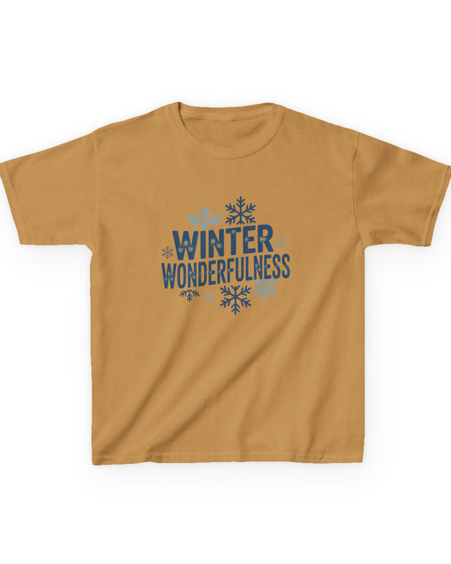 "Winter Wonderfulness" Kids Heavy Cotton Tee